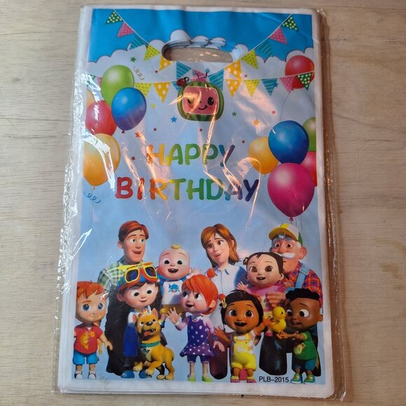 CoCo Melon Happy Birthday Party Supplies Set Balloons Cake Gift Bags Kids - Picture 7 of 10